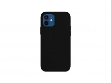 Silikonový kryt - MagSafe - iPhone 12/12 Pro - Černý