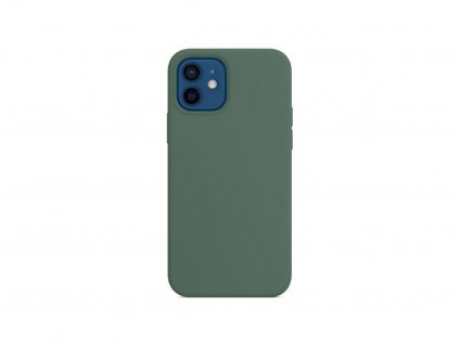 Silikonový kryt - MagSafe - iPhone 12 Mini - Tmavě Zelený