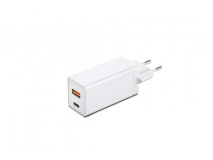 Rychlonabíječka - EnviroBest EGA C65 - 1x USB-C / 1x USB-A - 65W - Bílá