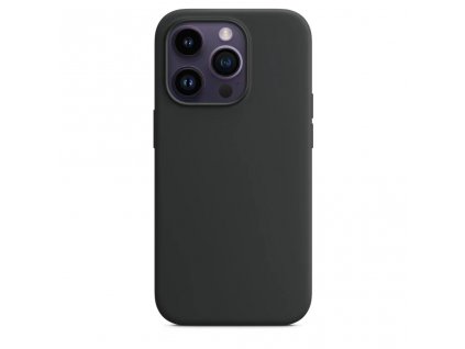 Silikonový kryt - MagSafe - iPhone 14 Pro Max - Černý