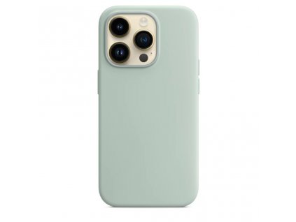 Silikonový kryt - MagSafe - iPhone 14 Pro - Světle Zelený