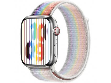 Nylonový řemínek pro Apple Watch - 42/44/45mm - Duhový