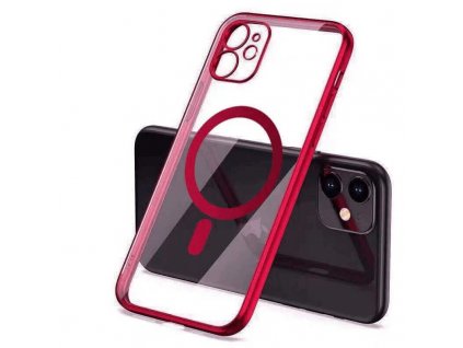 Silikonový kryt - ACM - MagSafe - iPhone 11 Červený