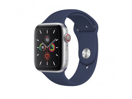 Silikonový řemínek pro Apple Watch - 38/40/41mm - Tmavě modrý