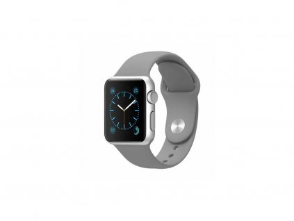 Silikonový řemínek pro Apple Watch - 38/40/41 mm - Šedý