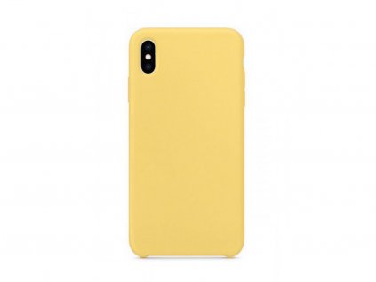 Silikonový kryt - pro iPhone XS Max - Žlutá