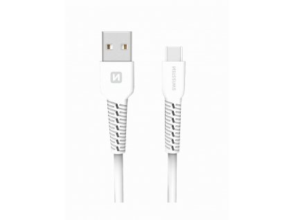 Datový kabel - Swissten - USB-A na USB-C - 1M - Bílý