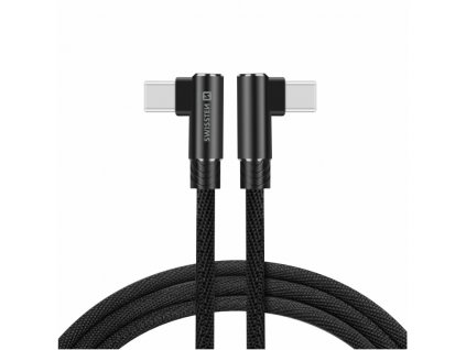 Nabíjecí a datový kabel - Swissten Arcade - USB-C/USB-C - MFi - 1,2m - Černý