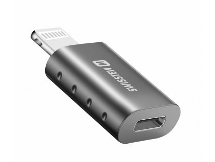 Redukce - Swissten - USB-C na Lightning - Šedý