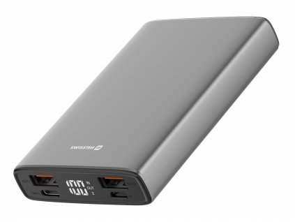 Powerbanka - Swissten - 10000mAh - Šedý