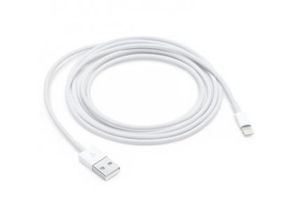 Nabíjecí kabel - Apple - USB-A na Lightning- 1m - Bílý (BULK)