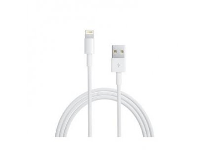 Nabíjecí kabel - Apple - USB-A na Lightning - 1m - Bílý (BULK / ROUND)