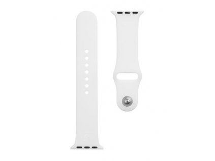 Tactical 465 Silikonový Řemínek pro Apple Watch 1/2/3/4/5/6/7/8/SE 38/40/41mm White