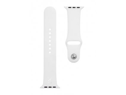 Tactical 499 Silikonový Řemínek pro Apple Watch 1/2/3/4/5/6/7/8/SE 42/44/45mm White