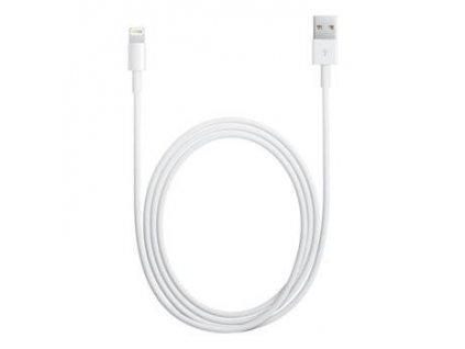 Nabíjecí kabel - Apple - USB-A na Lightning - 2m - Bílý (BULK / ROUND)