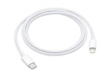 Nabíjecí kabel - Apple - USB-C na Lightning- 1m - Bílý (BULK)