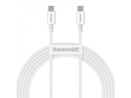 Baseus CATYS-C02 Superior Fast Charging Datový Kabel USB-C - USB-C 100W 2m White