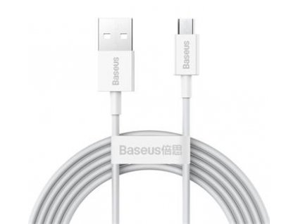 Baseus CAMYS-A02 Superior Fast Charging Datový Kabel MicroUSB 2A 2m White