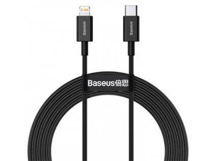 Baseus CATLYS-C01 Superior Fast Charging Datový Kabel USB-C to Lightning 20W 2m Black