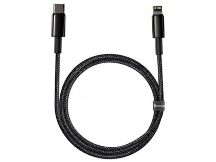 Baseus CATLWJ-A01 Tungsten Gold Fast Charge Kabel USB-C to Lightning  20W 2m Black