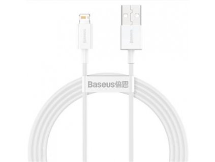 Baseus CALYS-B02 Superior Fast Charging Kabel Lightning 2.4A 1.5m White