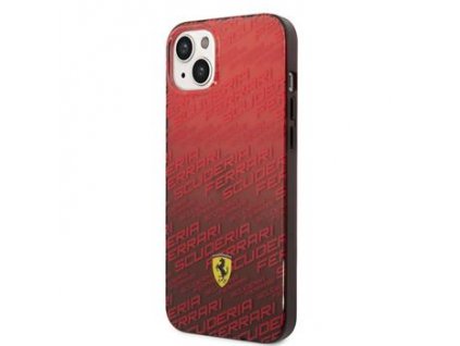 Ferrari Gradient Allover Zadní Kryt pro iPhone 14 Plus Red