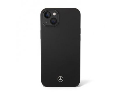 Mercedes Liquid Silicone Zadní Kryt pro iPhone 14 Plus Black
