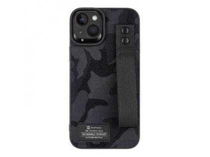 Tactical Camo Troop Drag Strap Kryt pro Apple iPhone 14 Plus Black