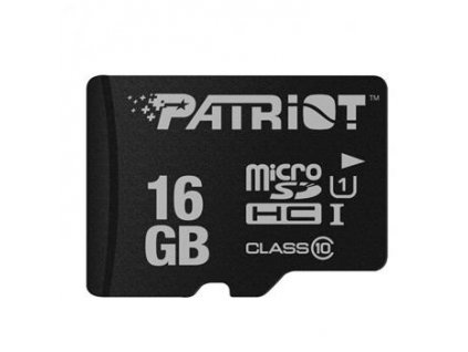 microSDHC 16GB Patriot Class 10 bez Adaptéru