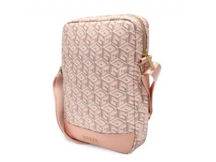 Guess PU G Cube Tablet Bag 10" Pink