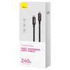 Nabíjecí kabel - Baseus - CAWJ040101 - USB-C na USB-C - 240W - 2m - Černý