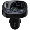 Baseus CCMT000001 S-09A 2x USB Nabíječka Do Auta a FM Transmitter Black