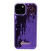 GUESS Sequin Script Logo Zadní Kryt pro iPhone 15 Purple
