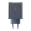 Adaptér GaN - AceFast A45 - 2x USB-C + 1x USB-A - Černý - 65W