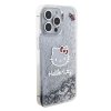 Hello Kitty Liquid Glitter Electroplating Head Logo Zadní Kryt pro iPhone 15 Pro Max Transparent