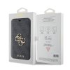 GUESS PU 4G Metal Logo Book Pouzdro pro iPhone 15 Pro Max Grey