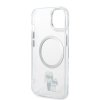 Karl Lagerfeld IML Karl and Choupette NFT MagSafe Zadní Kryt pro iPhone 15 Transparent