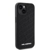 Karl Lagerfeld PU Quilted Pattern Zadní Kryt pro iPhone 15 Black