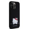 Hello Kitty Liquid Silicone Daydreaming Logo Zadní Kryt pro iPhone 15 Pro Max Black