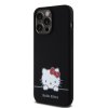 Hello Kitty Liquid Silicone Daydreaming Logo Zadní Kryt pro iPhone 15 Pro Max Black
