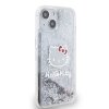 Hello Kitty Liquid Glitter Electroplating Head Logo Zadní Kryt pro iPhone 12/12 Pro Transparent