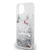 Hello Kitty Liquid Glitter Electroplating Head Logo Zadní Kryt pro iPhone 12/12 Pro Transparent