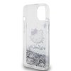 Hello Kitty Liquid Glitter Electroplating Head Logo Zadní Kryt pro iPhone 12/12 Pro Transparent