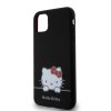 Hello Kitty Liquid Silicone Daydreaming Logo Zadní Kryt pro iPhone 11 Black