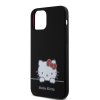 Hello Kitty Liquid Silicone Daydreaming Logo Zadní Kryt pro iPhone 12/12 Pro Black