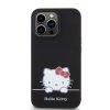Hello Kitty Liquid Silicone Daydreaming Logo Zadní Kryt pro iPhone 13 Pro Black