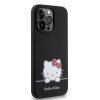 Hello Kitty Liquid Silicone Daydreaming Logo Zadní Kryt pro iPhone 13 Pro Black