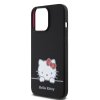 Hello Kitty Liquid Silicone Daydreaming Logo Zadní Kryt pro iPhone 13 Pro Black