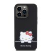 Hello Kitty Liquid Silicone Daydreaming Logo Zadní Kryt pro iPhone 15 Pro Black