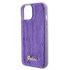 Guess Sequin Script Logo Zadní Kryt pro iPhone 15 Plus Purple